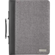   A4 Mapa business, 335×250×40 mm, Everestus, 20FEB5131, Linen, Piele ecologica, Gri