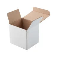   Mug box, 115×110×100 mm, Everestus, 20FEB16569, Hartie, Alb, Natur