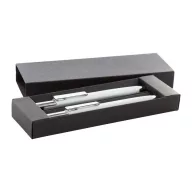   Set 2 instrumente de scris, 177×58×22 mm, Everestus, 20FEB11328, Aluminiu, Alb
