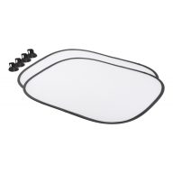   Parasolar auto, 440×360 mm, Everestus, 20FEB16045, Poliester, Alb