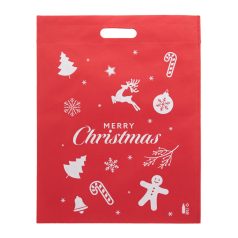   Sacosa pentru cumparaturi, 2401E18142, Everestus, 340x440 mm, Material netesut, Rosu