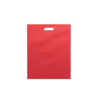   Sacosa pentru cumparaturi, 2401E18142, Everestus, 340x440 mm, Material netesut, Rosu