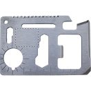 Unealta multifunctionala, 79×56×3 mm, Everestus, 20FEB15803, Otel inoxidabil, Argintiu