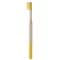 Periuta de dinti, 188×12×12 mm, Everestus, 20FEB9331, Bambus, Nylon, Galben, Natur