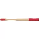 Periuta de dinti, 188×12×12 mm, Everestus, 20FEB9329, Bambus, Nylon, Rosu, Natur