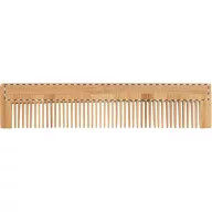   Bamboo comb, 137×30×6 mm, Everestus, 20FEB13552, Bambus, Natur