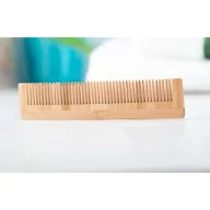   Bamboo comb, 137×30×6 mm, Everestus, 20FEB13552, Bambus, Natur