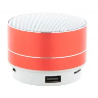   Boxa portabila Wireless, 2401E18118, Everestus, ø68x49 mm, Aluminiu, Rosu