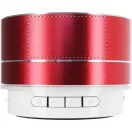 Boxa portabila Wireless, 2401E18118, Everestus, ø68x49 mm, Aluminiu, Rosu