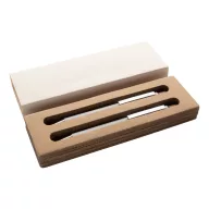   Set instrumente de scris, 2410E24666, Everestus, 139 x 13 x 10 mm, Aluminiu, Alb
