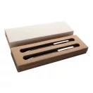 Set instrumente de scris, 2410E24664, Everestus, 139 x 13 x 10 mm, Aluminiu, Gri