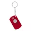 Breloc cu lama autoretractabila, 2410E23352, Everestus, 33 x 57 x 4 mm, ABS, Rosu
