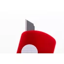 Breloc cu lama autoretractabila, 2410E23352, Everestus, 33 x 57 x 4 mm, ABS, Rosu