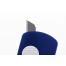 Breloc cu lama autoretractabila, 2410E23350, Everestus, 33 x 57 x 4 mm, ABS, Albastru