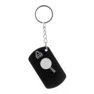   Breloc cu lama autoretractabila, 2410E23349, Everestus, 33 x 57 x 4 mm, ABS, Negru