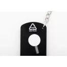 Breloc cu lama autoretractabila, 2410E23349, Everestus, 33 x 57 x 4 mm, ABS, Negru