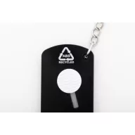   Breloc cu lama autoretractabila, 2410E23349, Everestus, 33 x 57 x 4 mm, ABS, Negru