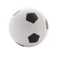   Minge de fotbal antistres, ø63 mm, Everestus, 20FEB11617, Poliuretan, Alb, Negru