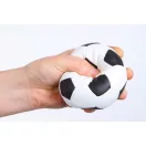 Minge de fotbal antistres, ø63 mm, Everestus, 20FEB11617, Poliuretan, Alb, Negru