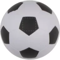   Minge de fotbal antistres, ø63 mm, Everestus, 20FEB11617, Poliuretan, Alb, Negru