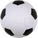 Minge de fotbal antistres, ø63 mm, Everestus, 20FEB11617, Poliuretan, Alb, Negru