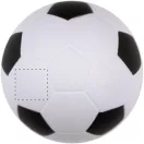 Minge de fotbal antistres, ø63 mm, Everestus, 20FEB11617, Poliuretan, Alb, Negru