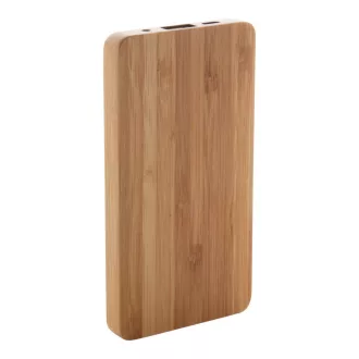   Power bank, 65×124×10 mm, Everestus, 20FEB6019, Bambus, Natur