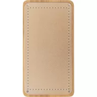   Power bank, 65×124×10 mm, Everestus, 20FEB6019, Bambus, Natur