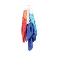   Suport de esarfe, unisex, marime universala adulti, 130×278×10 mm, Everestus, 20FEB11302, Lemn, Metal, Natur, Argintiu