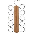 Suport de esarfe, unisex, marime universala adulti, 130×278×10 mm, Everestus, 20FEB11302, Lemn, Metal, Natur, Argintiu