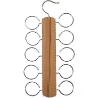   Suport de esarfe, unisex, marime universala adulti, 130×278×10 mm, Everestus, 20FEB11302, Lemn, Metal, Natur, Argintiu