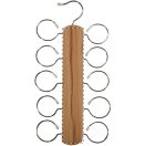 Suport de esarfe, unisex, marime universala adulti, 130×278×10 mm, Everestus, 20FEB11302, Lemn, Metal, Natur, Argintiu