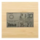 Statie meteo, 21MAR2056, 130x130x23 mm, Everestus, Bambus, Natur