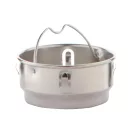 Termos cu infuzor de ceai si termometru, 21MAR2695, 500 ml, Ø 65x240 mm, Everestus, Otel, Bambus, Natur