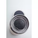 Termos cu infuzor de ceai si termometru, 21MAR2695, 500 ml, Ø 65x240 mm, Everestus, Otel, Bambus, Natur