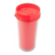   Cana termos, 450 ml, ø85×170 mm, Everestus, 20FEB16001, Plastic, Rosu