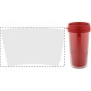 Cana termos, 450 ml, ø85×170 mm, Everestus, 20FEB16001, Plastic, Rosu