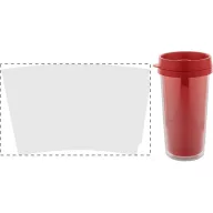   Cana termos, 450 ml, ø85×170 mm, Everestus, 20FEB16001, Plastic, Rosu