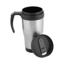 Cana termos, 450 ml, 120×80×165 mm, Everestus, 20FEB15993, Metal, Plastic, Argintiu, Negru