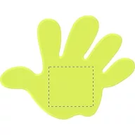   Sticker reflectorizant, hand, 67×55 mm, Everestus, 20FEB4689, Rasina, Galben