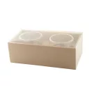 Cana, Everestus, 21OCT0036, 90 ml, 185 x 85 x 80 mm, Sticla, Bambus, Transparent, Natur