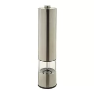   Rasnita electrica pentru sare si piper, 2401E17526, Everestus, ø50x220 mm, Otel, Ceramica, Argintiu