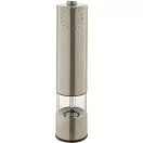 Rasnita electrica pentru sare si piper, 2401E17526, Everestus, ø50x220 mm, Otel, Ceramica, Argintiu