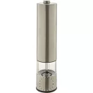 Rasnita electrica pentru sare si piper, 2401E17526, Everestus, ø50x220 mm, Otel, Ceramica, Argintiu