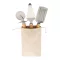 Set servire pizza 3 piese, 2401E16827, Everestus, 152x308 mm, Otel, Bambus, Natur