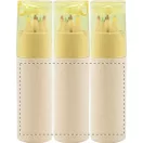 Set creioane, ø27×102 mm, Everestus, 20FEB3878, Hartie, Plastic, Galben, Bej