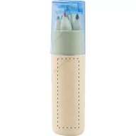   Set creioane, ø27×102 mm, Everestus, 20FEB3876, Hartie, Plastic, Albastru, Bej