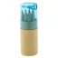 Set 12 creioane, 21MAR1329, Ø 35x103 mm, Everestus, Carton, Lemn, Albastru