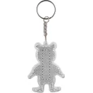 Breloc ursulet reflectorizant, 50×70 mm, Everestus, 20FEB7104, Plastic, Alb