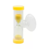   Clepsidra 3 minute, ø20×60 mm, Everestus, 20FEB7324, Plastic, Galben, Transparent